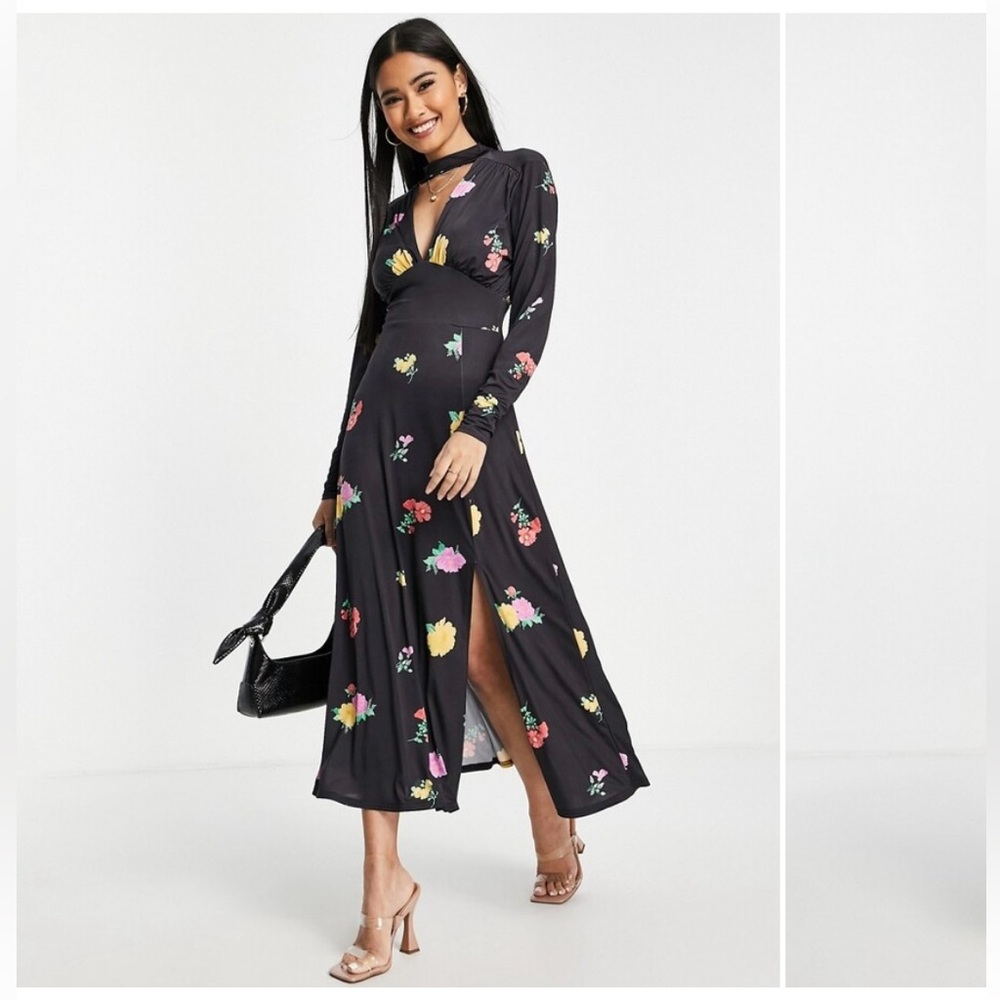 NWT ASOS long sleeve floral dress
